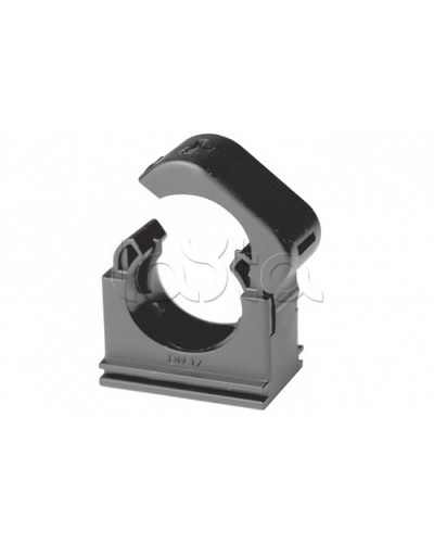 Держатель с крышкой DN 7 мм, полиамид, цвет чёрный DKC PASW07N в Белгороде Крепежные изделия Pintop.ru