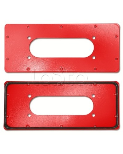 Фланец красный для ST с перф. Тип 3 DKC R5FPST01-RAL3000 в Белгороде Аксессуары для стоек и шкафов Pintop.ru