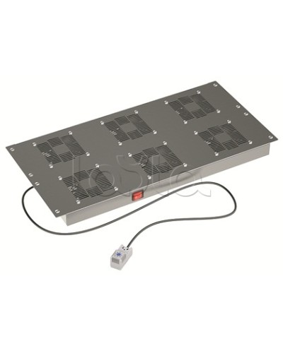 Потолочный вентиляторный модуль, с термостатом 6 вент. для крыши Ш= 600мм DKC R5VSIT6006FT в Белгороде Вентиляторные модули Pintop.ru