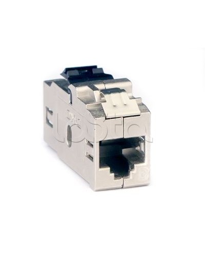 Модуль Keystone RJ45 CAT6 проходной экранированный, серебристый DKC RNK6FESL в Белгороде Модули Keystone Pintop.ru