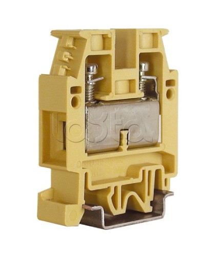 зажим бежевый 16 кв.мм DKC ZCB510 в Белгороде Аксессуары для стоек и шкафов Pintop.ru