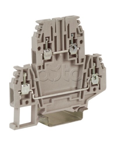 Зажим клеммный проходной 2.5 кв.мм DKC ZDB100GR в Белгороде Клеммные колодки Pintop.ru