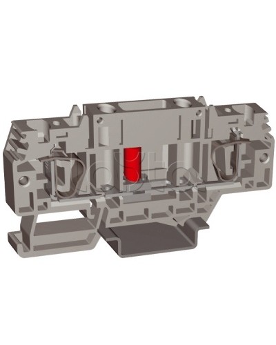 Зажим HSCB.4GR, тестовый с разъединителем, серый , 4 кв.мм DKC ZHB100GR в Белгороде Держатели, клипсы, скобы Pintop.ru