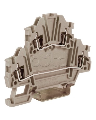 Зажим, серый, 1,5 кв.мм DKC ZHD200GR-RET в Белгороде Держатели, клипсы, скобы Pintop.ru