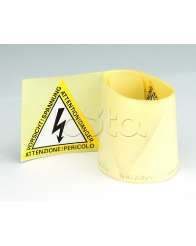 Предупреждающая табличка 60мм DKC ZTA001 в Белгороде Аксессуары для лотков Pintop.ru