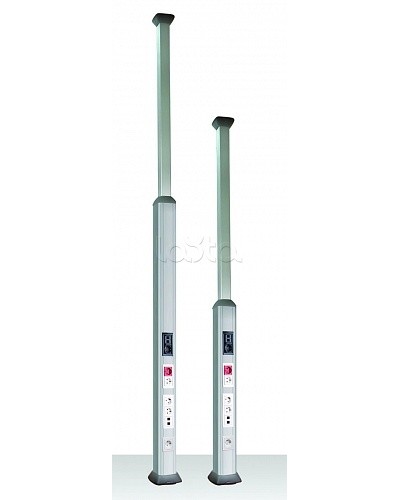 Колонна алюминиевая, 1.5 - 3м, цвет белый DKC 09582 в Белгороде Аксессуары для стоек и шкафов Pintop.ru