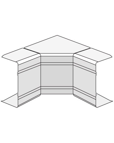 Угол внутренний изменяемый (70-120°) NIAV 150x80 DKC 01735 в Белгороде Аксессуары для кабель-канала Pintop.ru