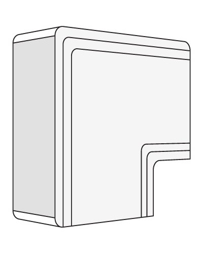 Угол плоский NPAN 60x60 мм DKC 01743 в Белгороде Аксессуары для кабель-канала Pintop.ru