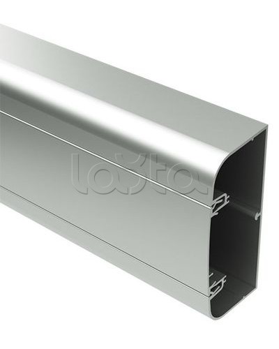 Кабель-канал алюминиевый 90х50 мм (с 1 крышкой), цвет серебристый металлик DKC (09599) в Белгороде Кабель-канал Pintop.ru
