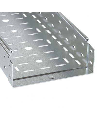 Лоток перфорированный 200х80 L3000 толщ.1,0 мм, горячеоцинкованный DKC (3530410HDZ) в Белгороде Кабельные лотки Pintop.ru