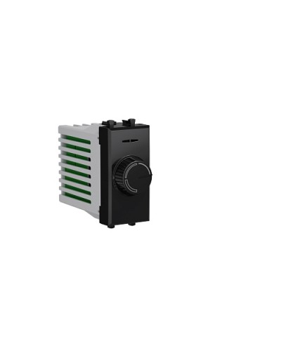 Диммер поворотный Черный квадрат, Avanti, 16A, 1 мод. DKC 4402131 в Белгороде Аксессуары для стоек и шкафов Pintop.ru