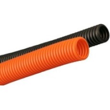 Труба гофрированная ПНД 16 мм без зонда тяжёлая цвет оранжевый DKC 70516