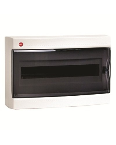 Щиток настенный-18з проз/дв IP40 бел +2 клем.бл ДКС 84918 в Белгороде Боксы для автоматов Pintop.ru