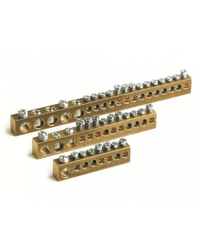 Колодка клеммная 12мод. (отв.3х5.4мм+10х4.5мм) DKC 87412 в Белгороде Коммутационные изделия Pintop.ru