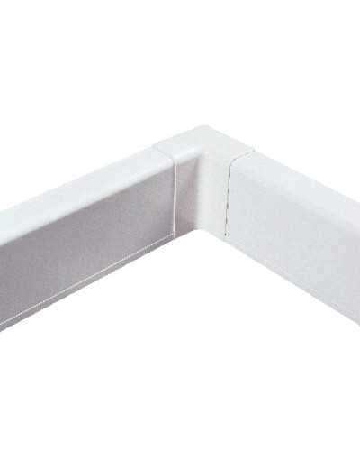 Угол внутренний для плинтусного короба 100х40 мм белый DKC AIR10042 в Белгороде Аксессуары для кабель-канала Pintop.ru