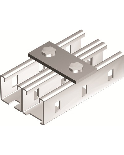 Пластина соединительная, длина 90 мм, 2отв., горячеоцинкованная DKC BMD1011HDZ в Белгороде Аксессуары для лотков Pintop.ru