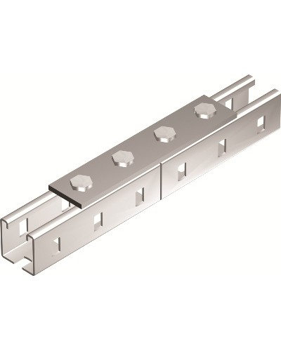 Пластина соединительная, длина 190 мм, 4отв., горячеоцинкованная DKC (BMD1012HDZ) в Белгороде Аксессуары для лотков Pintop.ru