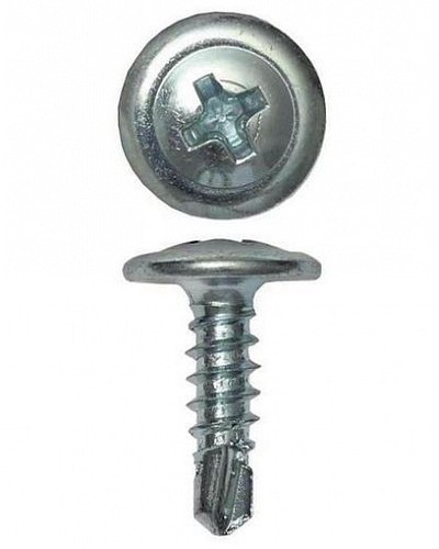 Саморез с пресс-шайбой 4.2x51 острый DKC CM275051 в Белгороде Крепеж Pintop.ru