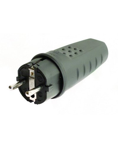 Вилка Schuko. Каучук. DKC DIS1103100 в Белгороде Аксессуары для стоек и шкафов Pintop.ru