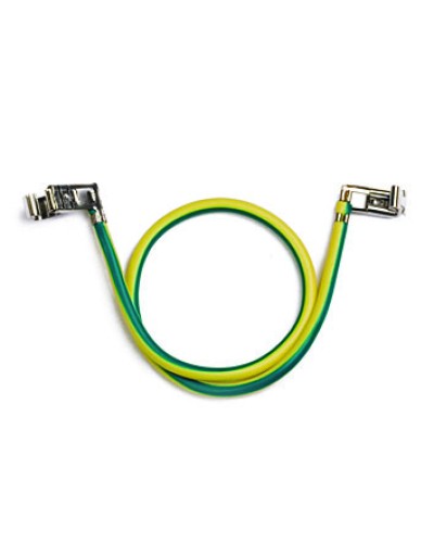 Провод заземления с клеммами для соединения основания и крышки короба, 300 мм DKC (E0001BC) в Белгороде Аксессуары для кабель-канала Pintop.ru