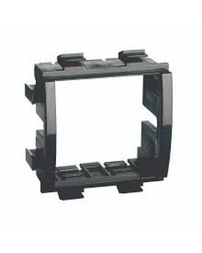 Каркас под 2 модуля Brava, чёрный DKC (F0000MB) в Белгороде Блоки розеток Pintop.ru