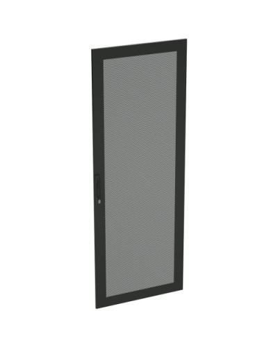 Дверь перфорированная одностворчатая для IT-CQE 2000 x 800 RAL9005 DKC R5ITCPRMM2080B в Белгороде Аксессуары для стоек и шкафов Pintop.ru