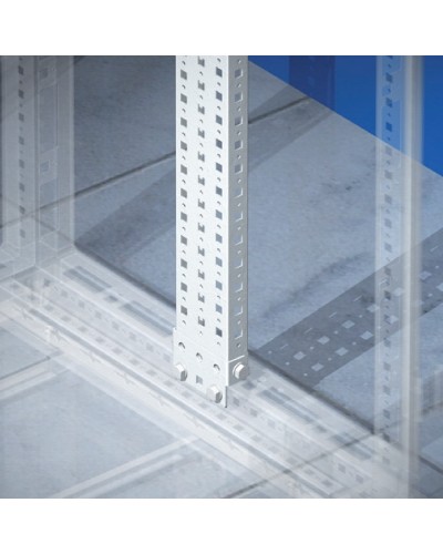 Рейки вертикальные для шкафов CQE высотой 2000 мм (2 шт/уп) DKC R5PDV20 в Белгороде Аксессуары для стоек и шкафов Pintop.ru