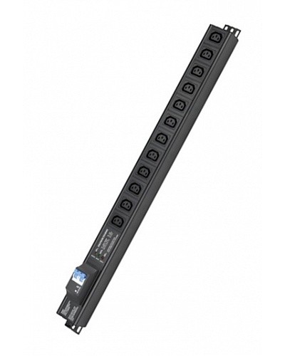 Блок распределения питания вертикальный для 19 шкафов DKC R5VIEC12CBOP в Белгороде Блоки розеток Pintop.ru