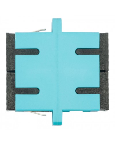 Адаптер оптический проходной SC-SC, OM3, дуплекс (duplex), бирюзовый Datarex DR-541023 в Белгороде Коммутационные изделия Pintop.ru