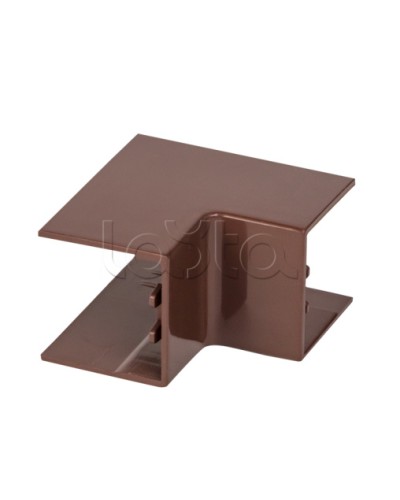 Угол внутренний (25х25) (4 шт) темное дерево EKF-Plast (ibd-25-25x4) в Белгороде Аксессуары для кабель-канала Pintop.ru