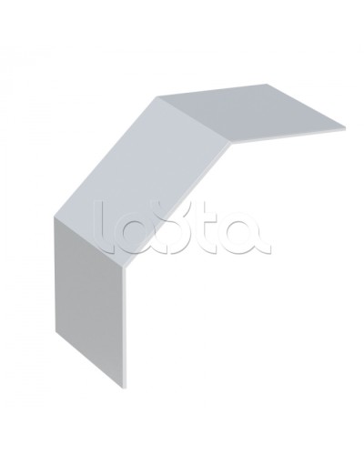 Крышка на угол 90 градусов вертикальный внешний лестничный усиленная 150x600 мм (2 мм) EKF (kvoltp90150600-2) в Белгороде Аксессуары для лотков Pintop.ru