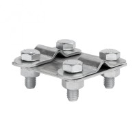 Зажим контрольный прут-прут (пластина 57x57мм) Ni EKF PROxima (lp-55611-ni)