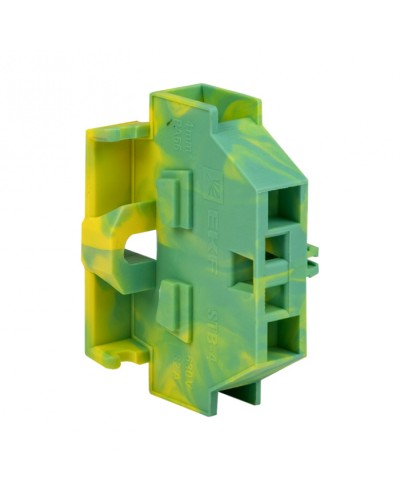 Миниклемма STB-4 32A (50 шт) желто-зеленая EKF PROxima (stb-m-4-y-green-r) в Белгороде Клеммные колодки Pintop.ru
