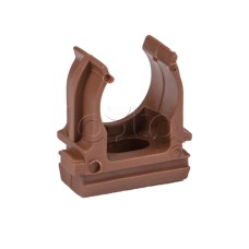 Крепеж-клипса d25 мм (10 шт) темное дерево EKF-Plast (derj-z-25d)