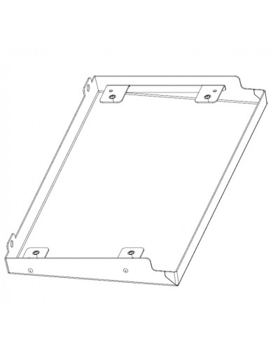 Крыша дождевая для шкафов серии EMW (Ш600 × Г400) Elbox (EMW-RR-600.400) в Белгороде Аксессуары для стоек и шкафов Pintop.ru