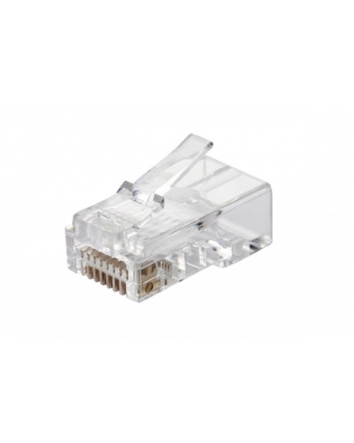 Вилка RJ45 Q-PLUG, категория 5e, UTP, для полевой установки, без цвета, упаковка 50 штук Eurolan 13A-U5-11WT в Белгороде Коннекторы Pintop.ru