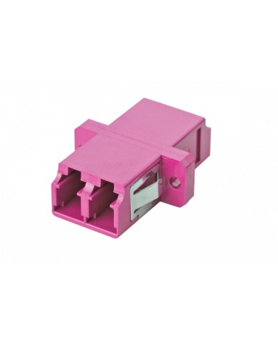 Адаптер OM4, LC дуплекс, с фланцами, пурпурный Eurolan (36A-40-2L-02MG) в Белгороде Проходные адаптеры Pintop.ru
