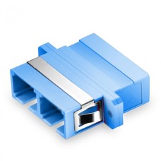 Оптический адаптер OS2, дуплекс SC, с фланцами, синий Eurolan (36A-S2-2S-02BU)