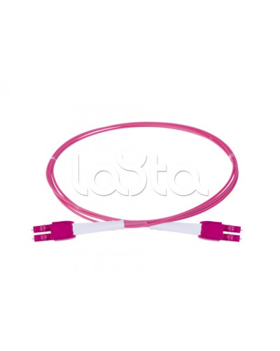 Оптический шнур HD, OM4, 2×50/125, дуплекс LC - дуплекс LC, UNIBOOT PUSH-PULL, 2 м Eurolan (41B-40-LC-LC-02) в Белгороде Патч-корды и пигтейлы Pintop.ru