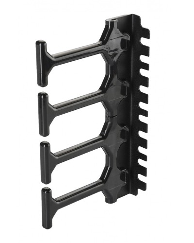 Вертикальный организатор Zero-U, 4U, с пластиковыми пальцами (2 шт) Eurolan (60A-18-04-16-09BL) в Белгороде Кабельные органайзеры Pintop.ru