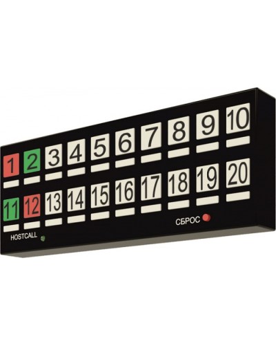 Табло отображения Hostcall MP-730W2 в Белгороде Система оповещения и трансляции Hostcall Pintop.ru