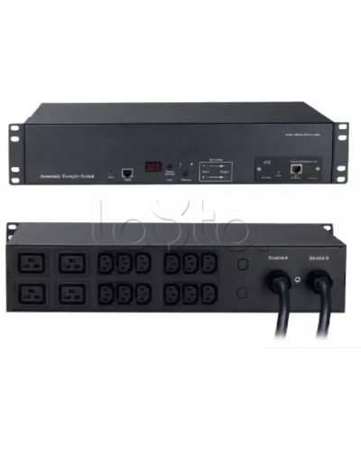 Блок распределения питания Hyperline ATS-R-228H1622-Intelligent в Белгороде Блоки розеток Pintop.ru