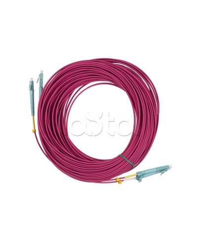 Патч-корд MM 50/125(OM4), LC-LC, duplex, 10G/40G, LSZH, 25 м Hyperline FC-D2-504-LC/PR-LC/PR-H-25M-LSZH-MG в Белгороде Патч-корды оптические Pintop.ru