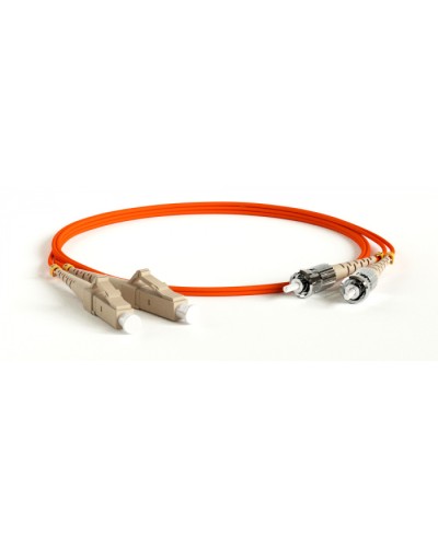 Патч-корд волоконно-оптический Hyperline FC-D2-50-LC/PR-ST/PR-H-20M-LSZH-OR в Белгороде Патч-корды оптические Pintop.ru