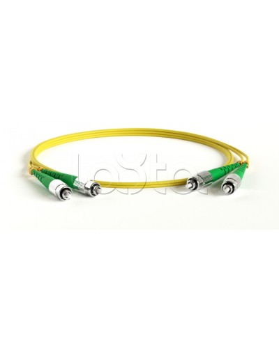 Патч-корд волоконно-оптический Hyperline FC-D2-9-FC/AR-LC/AR-H-1M-LSZH-YL в Белгороде Патч-корды оптические Pintop.ru