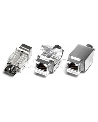 Модуль Keystone Jack серии KJNE, RJ-45 (8P8C), категория 5e, 110 IDC Hyperline KJNE-8P8C-C5e-90-SH-F-WH в Белгороде Модули Keystone Pintop.ru