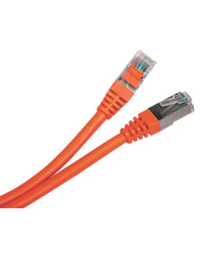 Патч-корд экранированный Hyperline PC-LPM-STP-RJ45-RJ45-C5e-10M-LSZH-OR в Белгороде Патчкорды (медные) Pintop.ru