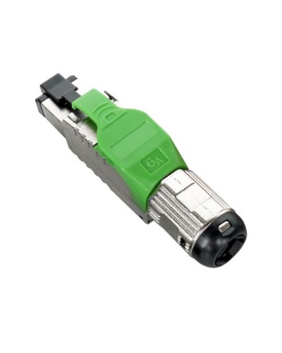 Разъем полевой оконцовки RJ-45 8P8C Hyperline PLUE-8P8C-S-C6A-SH-GN в Белгороде Коннекторы и разъемы Pintop.ru