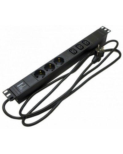 Блок розеток Hyperline SHE19-3SH-3IEC-2.5EU в Белгороде Блоки розеток Pintop.ru