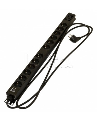 Блок розеток Hyperline SHE-12SH-2IEC-2.5EU в Белгороде Блоки розеток Pintop.ru